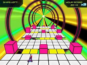 Avoid: Sensory Overload is a dodge 'em up for iOS with a hover ship disco visuals