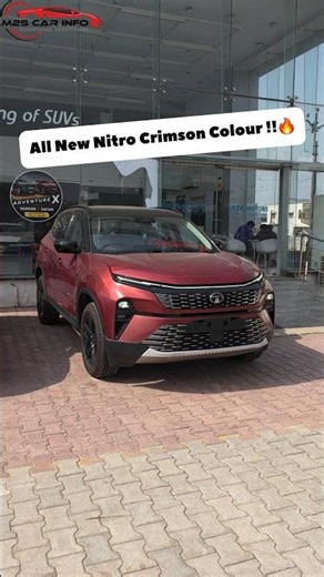 All New Nitro Crimson Colour🔥!! Tata Harrier 2026 | Petrol AT | New Harrier Facelift | New Colour