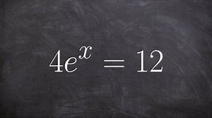 Solve an exponential equation by taking the log of both sides