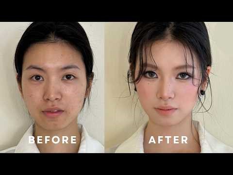 Soft Romantic Smoky Taupe Eyes + Nude Lip Makeup Tutorial