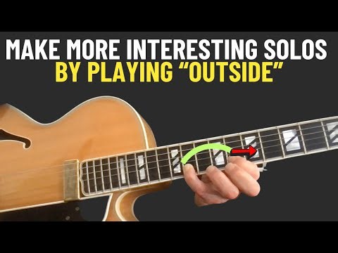 How to Play "Outside" - "Side Step" on down - Guitar lesson - Hank Garland - fast & slow (with TABS)