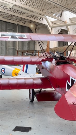 Jasta Binks Aviation’s remarkable reproduction Fokker Dr.I Triplane, marked as 477/17, one of the triplanes operated by Manfred von Richthofen. #ww1 #ww1history #redbaron #fokker #triplane | Daniel J Wheatcroft
