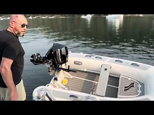 A demonstration of a SeaWise davit launching a dinghy