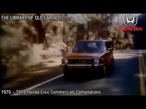 1976 - 1979 Honda Civic Commercials Compilations (Part 1)