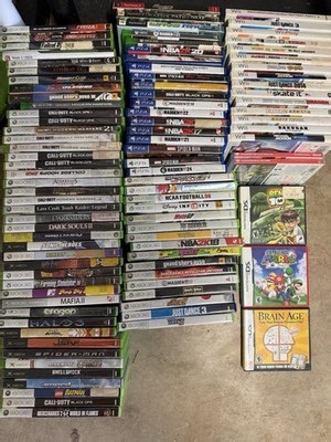Massive Empty Video Games Case Lot Xbox 360, PS4 Wii & More | eBay