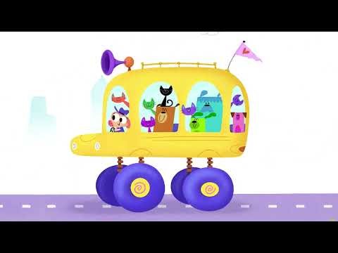 Wheels on the Bus 🚌 Fun Nursery Rhyme for Kids | Lingokids
