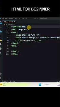 HTML for Beginners 2026: The Only Practical Guide You Need to Build Websites
