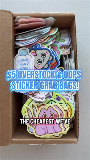 Unique Sticker Grab Bags with Diverse Designs