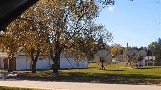 Outside the KBRX Radio studio moments ago. | Shelly Dankert