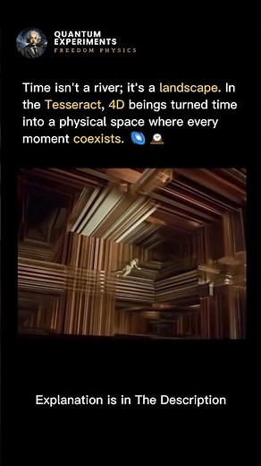 The Interstellar Tesseract: Navigating Time as a Landscape. 🌌 #physics
