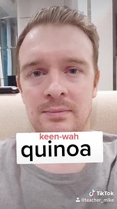 How to pronounce quinoa Quinoa is a plant. The seeds can be eaten just like rice, but it is lower in carbohydrates and higher in protein. | Teacher Mike English