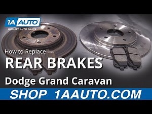 How to Replace Rear Brakes 08-20 Dodge Grand Caravan