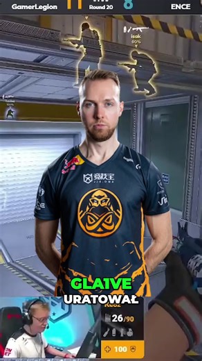 Niesamowita akcja Gla1ve uratowala ENCE! #cs2 #csgo #dlaciebie #dc #ence