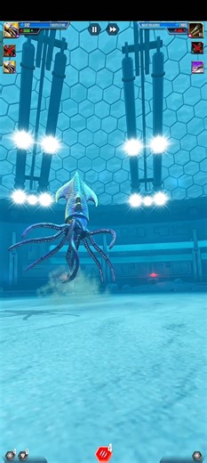 TUSOTEUTHIS Vs LIOPLEURODON - Jurassic world the game #shortvideo #jurassicworld