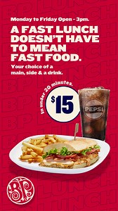 185 reactions | BP’s new lunch special makes lunch special. And it’s served in under 20 minutes. | Boston Pizza | Facebook