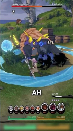 jefe de área en Blue Protocol 😈 #funny #mmorpg #blueprotocol