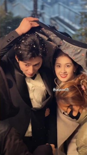 Snowing scene ❄️流星雪景花絮 #流星 #王皓祯 #郭宇欣 #wanghaozhen #guoyuxin