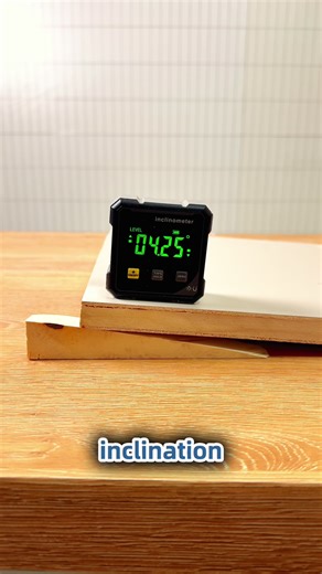 Woodworking Tools 4-Sided Magnetic Dual Laser Inclinometer Digital Angle Measuring Instrument with Tilt Measurement #tools #precisiontools #homediy #tiktokshop