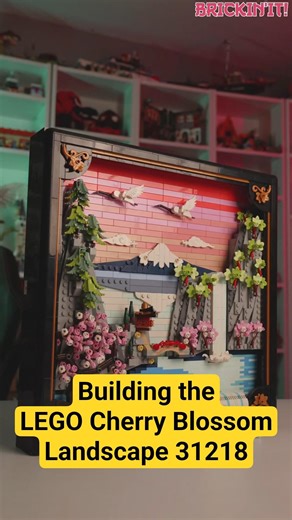 The LEGO Cherry Blossom Landscape 31218