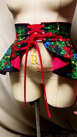 Pattern for a Belt With a Basque in Size M - Etsy