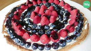 Tarte aux fruits rouges et mascarpone