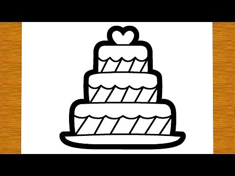 HOW TO DRAW A CUTE CAKE