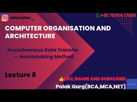 Handshaking in Asynchronous Data Transfer | Source vs Destination Initiated#ugcnet #gate #coa