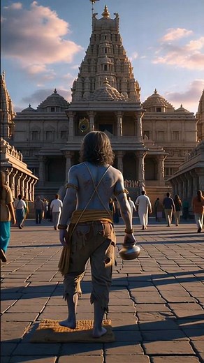 “The Priest Insulted a Beggar… But He Was Lord Krishna! 🙏”#ai #shorts #story