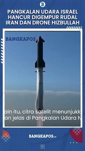 Pangkalan Udara Israel Hancur seusai Digempur Rudal Iran dan Drone Hizbullah, IDF Ungkap Kewalahan