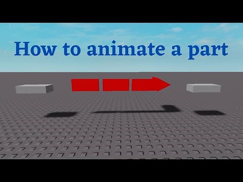 How to animate a part in Roblox Studio | Tween Service