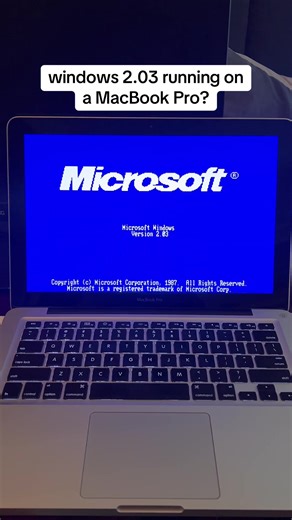 It starts, however keyboard doesn’t work so it’s basically unusable #windows #macbookpro #microsoft #microsoftwindows