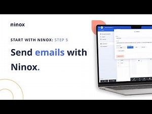 Send emails directly from Ninox | Ninox Tutorial - Step 5