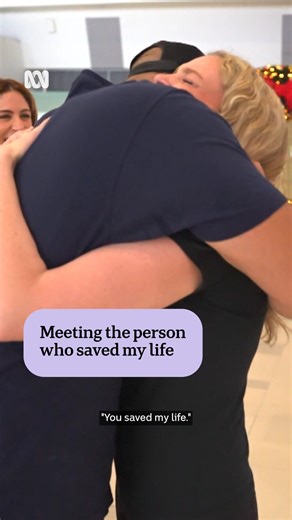 "Because of her I feel fantastic now. I feel good, the cancer's gone. I'm living my life to the fullest every day." Six years ago, when Perth father-of-three Gennaro Rapinese was battling acute myeloid leukaemia, he needed a miracle – a donor match that would allow him to live. An American student came to his rescue and this Christmas they met for the first time. Around 80% of Australia's stem cell transplants come from international donors, as the country has one of the lowest comparable donor