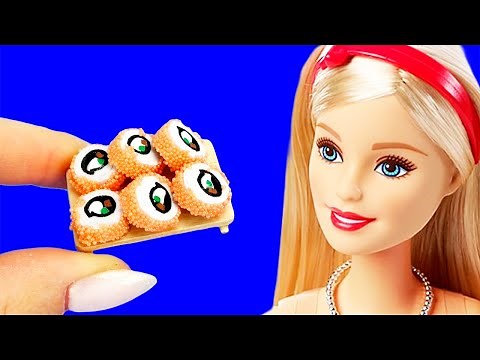 28 DIY BARBIE MINIATURE FOOD ~ REAL HACKS AND CRAFTS FOR DOLL !!!