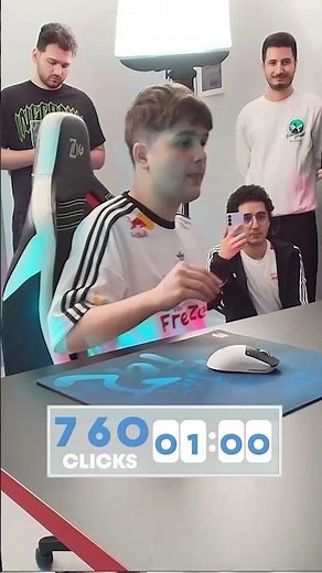 Break records with the click of a button! #gaming #record #mouse #guinnessworldrecords