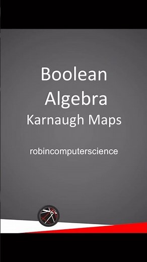 Karnaugh Maps Boolean Algebra Explained #alevelcomputerscience #alevelrevision