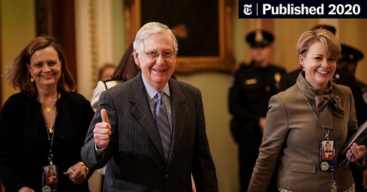 Republicans Block Impeachment Witnesses, Clearing Path for Trump Acquittal