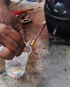 R600a compressor oil replacement FV | Simple solutions