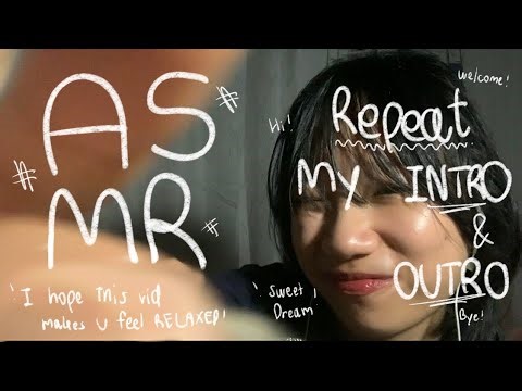 ASMR Whispering Sounds-Repeat Words I Use In My Intro & Outro(Sub✅)(ASMR Thai) #asmr