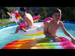 FUN in POOL! Дурачимся в Бассейне)) Happy Summer Momments!