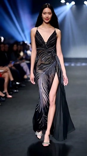 Supermodel Struts in 60 Seconds – Jaw-Dropping Walk! #shorts