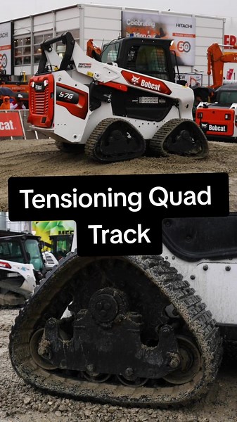 Tensioning the Quad Track Loader #Bobcat #bobcatequipment #adaremachinery