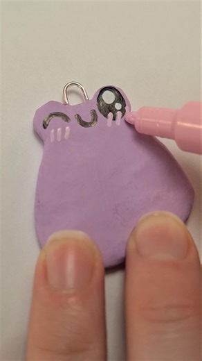 The Froggy Trinity is finally here. 💎🍊🔮 DIY Keychain #airdryclay