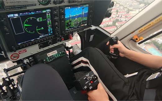 体验贝尔407副驾驶飞行视角