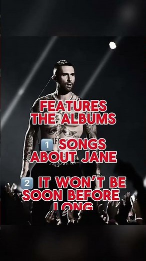 #Maroon5 #AdamLevine #SongsAboutJane #Overexposed #PopHits 💿