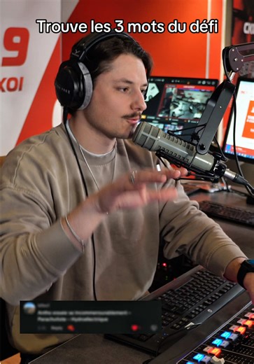99% des gens manquent au moins un mot… t’en as entendu combien sur 3? 👀 @blfex1 bon défi! #quebec #radio #france #pourtoi #defi