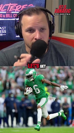 6.6K views · 110 reactions | Will DeVonta Smith Have Another Big Day vs. the Giants? #eagles #nfl #football  Mitchell Leff/Getty Images | 97.5 FM The Fanatic Philadelphia | Facebook
