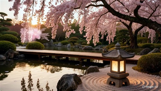 Jardin Zen Relaxant • Pétales qui Tombent • Musique Douce pour Se Détendre