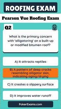 Pearson Vue Roofing Exam