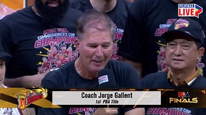 IBA KA TALAGA, COACH JORGE! 💪🏆 What a milestone for Coach Jorge Gallent as he bags his first PBA championship as head coach of the Beermen in this Commissioner's Cup! #PBASeason48 #PBAAngatAngLaban | One Sports